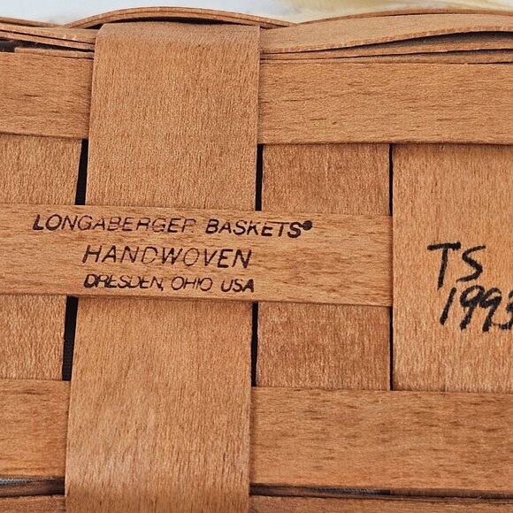 Longaberger Cracker Basket Brick Liner Protector Divider 30201 Vintage - Picture 4 of 11